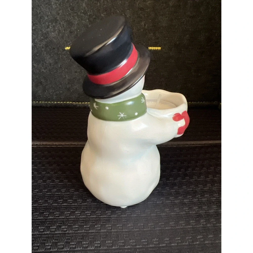 Yankee Candle Vintage snowman tea light 6